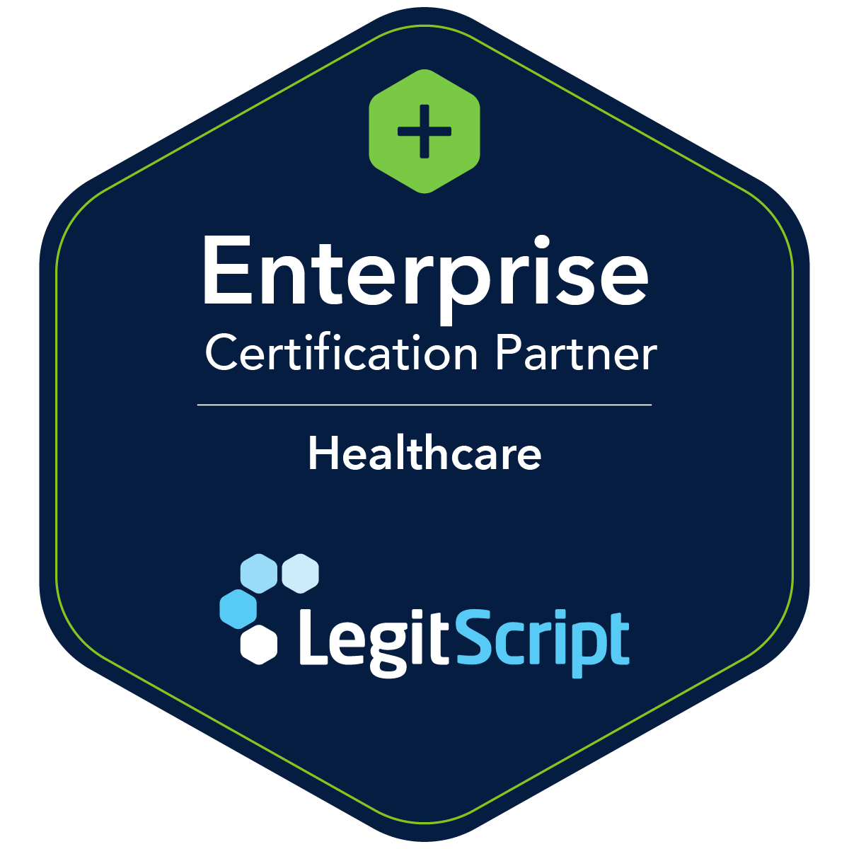 LegitScript Enterprise Certification Partner for Healthcare
